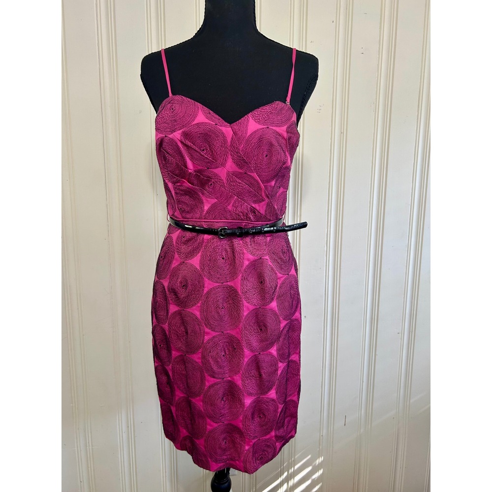 Frock by Tracy Reese Size 6 Boutique Strapless Pink Short Sheath Cocktail Dress